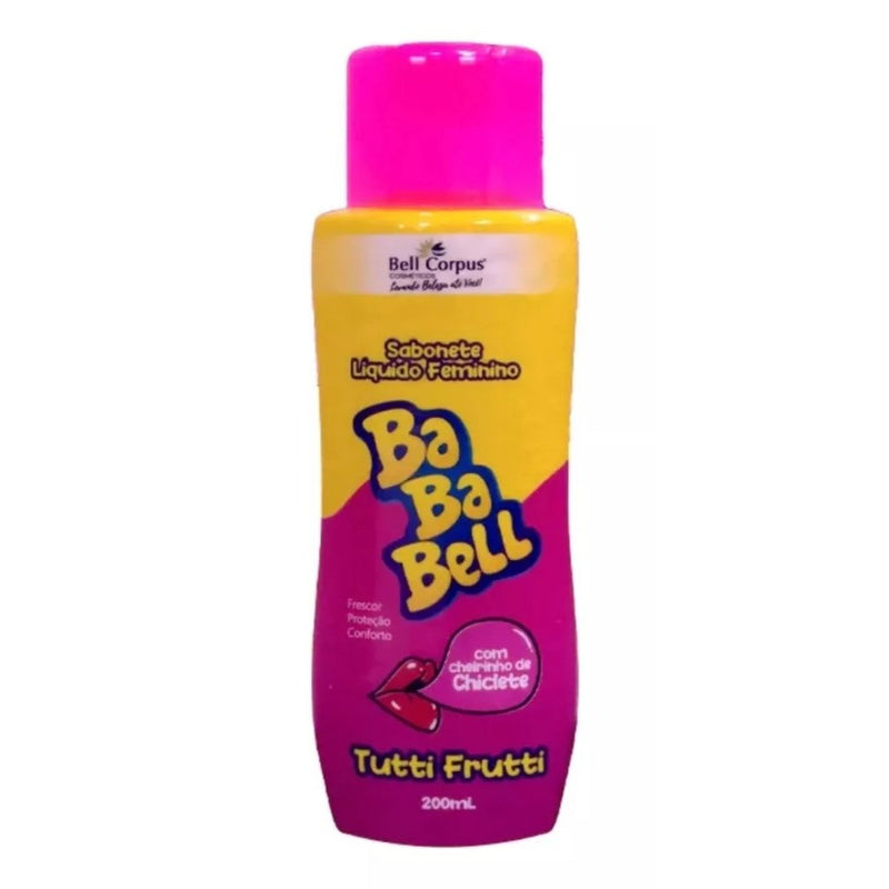 Kit Sabonete Íntimo Líquido Bababell Tutti Frutti + Uva + Melancia 200ml - Bell Corpus