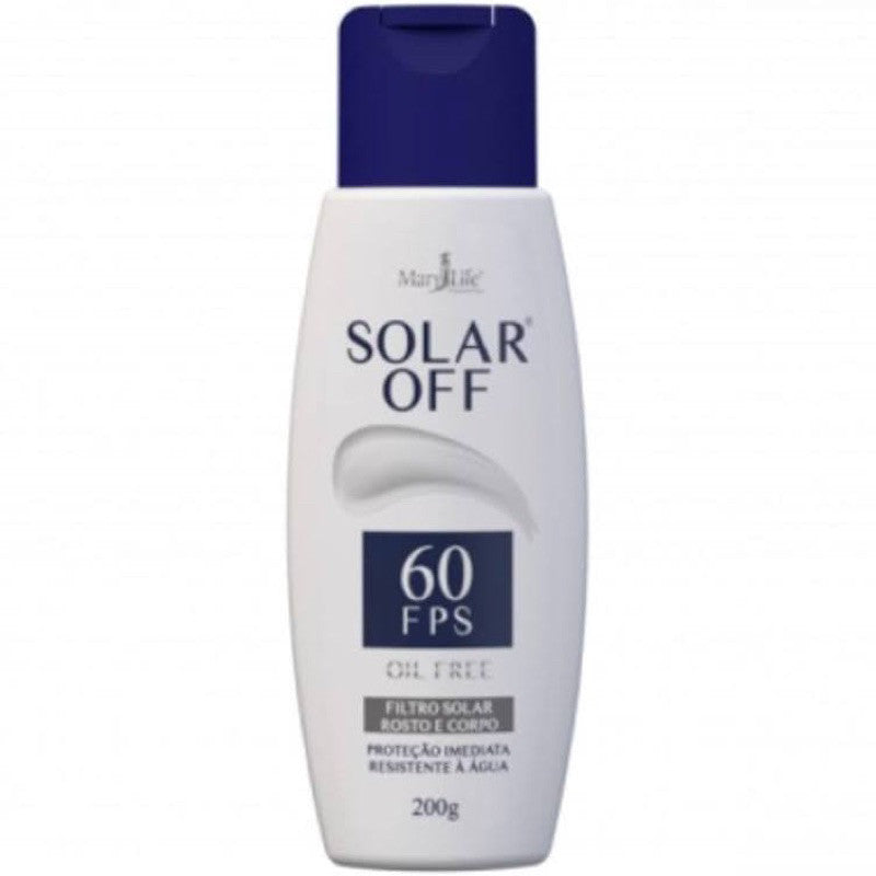 Protetor Solar OFF 60FPS GRANDE E PEQUENO   Mary Life