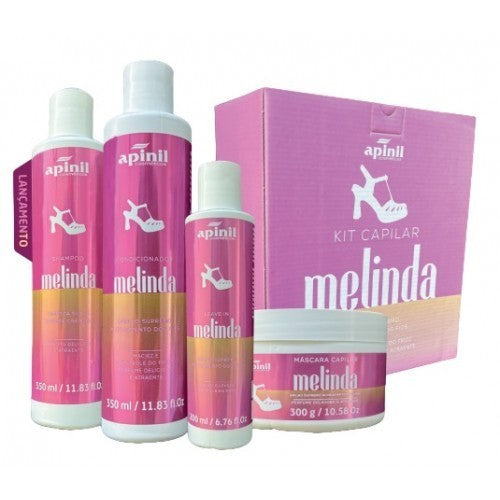 Kit Capilar Melinda (4 itens) Apinil - Cheirinho de MeIiss@
